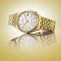 Citizen Ladies Tsuyosa 60 White Dial Golden Bracelet Watch NK0032-56A