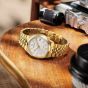 Citizen Ladies Tsuyosa 60 White Dial Golden Bracelet Watch NK0032-56A