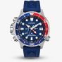 Citizen Mens Promaster Aqualand Diver Blue Rubber Strap Watch BN2038-01L
