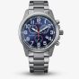 Citizen Eco-Drive Military Blue Bracelet Watch AT0200-56L