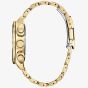 Citizen Mens Eco-Drive Gold Tone Green Chronograph Watch CA4542-59X