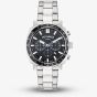 Ted Baker Mens Silver Tone Case Black Dial Watch BKPCNS4059I
