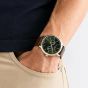 Ted Baker Mens Haarvin Green Dial Leather Strap Watch BKPHAS5049I