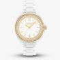 Coach Ladies Kitt White Ceramic Bracelet Watch 14504562