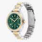 Coach Ladies Kitt Two Tone Green Dial Watch 14504394
