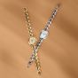 Coach Ladies Sammy Silver Heart Bracelet Strap Watch 14504639