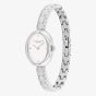 Coach Ladies Sammy Oval Dial Silver Bangle Watch 14504483