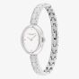 Coach Ladies Sammy Oval Dial Silver Bangle Watch 14504483