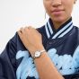 Coach Ladies Sammy Oval Dial Silver Bangle Watch 14504483