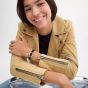 Coach Ladies Sammy Oval Dial Black Leather Strap Watch 14504421