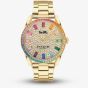 Coach Ladies Preston Rainbow Crystal Gold Plated Watch 14503657