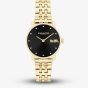 Coach Ladies Elliot Black Dial Gold Tone Watch 14504302