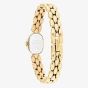 Coach Ladies Sammy Golden Oval White Dial Bracelet Watch 14504735