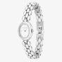 Coach Ladies Sammy Oval White Dial Bracelet Watch 14504736