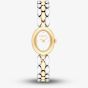 Coach Ladies Sammy Two Tone Oval White Dial Bracelet Watch 14504738