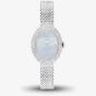 Coach Ladies Sammy Blue Dial Crystal Set Oval Mesh Bracelet Watch 14504689