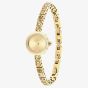 Coach Ladies Iris Gold Dial Golden Tennis BraceletWatch 14504723