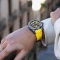 Festina Mens Chrono Bike Yellow Rubber Strap Chronograph Watch F20725/1