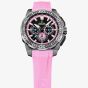 Festina Mens Chrono Bike Pink Rubber Strap Chronograph Watch F20725/2