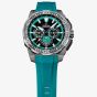 Festina Mens Chrono Bike Teal Rubber Strap Chronograph Watch F20725/6