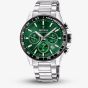 Festina Mens Timeless Chronograph Green Dial Watch F20560/4