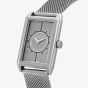 Orlam Mens Era Grey Rectangle Dial Mesh Bracelet Watch ORDGMEP007