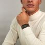 Orlam Mens Era Grey Rectangle Dial Mesh Bracelet Watch ORDGMEP007