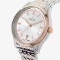 Orlam Mens Pulse Silver Dial Two Colour Bracelet Watch ORDRBPU006