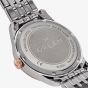 Orlam Mens Pulse Silver Dial Two Colour Bracelet Watch ORDRBPU006
