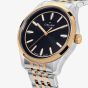 Orlam Mens Cadence Black Dial Two Colour Bracelet Watch ORDYBCA006