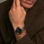 Orlam Mens Cadence Black Dial Two Colour Bracelet Watch ORDYBCA006
