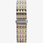 Orlam Mens Echo Silver Dial Two Colour Bracelet Watch ORDYBEC006