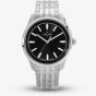 Orlam Mens Cadence Black Dial Silver Bracelet Watch ORSSBCA004