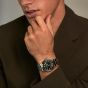 Orlam Mens Cadence Black Dial Silver Bracelet Watch ORSSBCA004