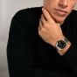 Orlam Mens Cadence Black Dial Silver Bracelet Watch ORSSBCA004