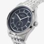 Orlam Mens Echo Black Dial Silver Bracelet Watch ORSSBEC003