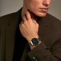 Orlam Mens Echo Black Dial Silver Bracelet Watch ORSSBEC003