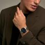 Orlam Mens Echo Blue Dial Silver Bracelet Watch ORSSBEC004