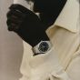 Orlam Mens Elan Black Dial Silver Bracelet Watch ORSSBEL002