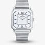Orlam Mens Heritage White Square Dial Silver Bracelet Watch ORSSBHE004