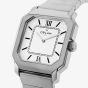 Orlam Mens Heritage White Square Dial Silver Bracelet Watch ORSSBHE004