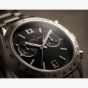 Orlam Mens Legend Black Dial Silver Bracelet Watch ORSSBLE003