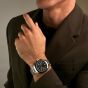 Orlam Mens Legend Black Dial Silver Bracelet Watch ORSSBLE003