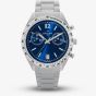 Orlam Mens Legend Blue Dial Silver Bracelet Watch ORSSBLE004