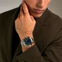 Orlam Mens Legend Blue Dial Silver Bracelet Watch ORSSBLE004