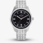 Orlam Mens Pulse Black Dial Silver Bracelet Watch ORSSBPU003