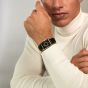 Orlam Mens Era Black Rectangle Dial Leather Strap Watch ORSSLEP002