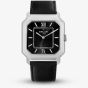 Orlam Mens Heritage Black Octagon Dial Leather Strap Watch ORSSLHE002