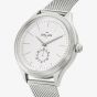 Orlam Mens Dawn White Dial Mesh Bracelet Watch ORSSMAU003