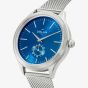 Orlam Mens Dawn Blue Dial Mesh Bracelet Watch ORSSMAU004